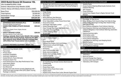 2023 Buick Encore GX Essence