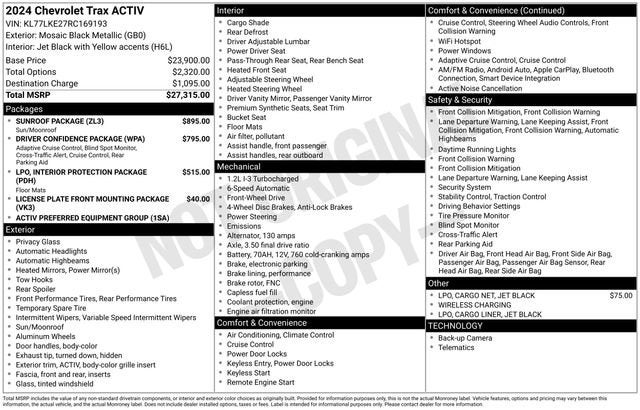 2024 Chevrolet Trax ACTIV