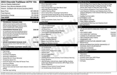2022 Chevrolet Trailblazer ACTIV