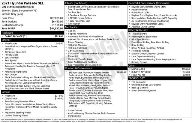 2021 Hyundai Palisade SEL