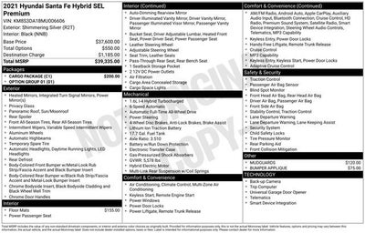 2021 Hyundai Santa Fe Hybrid SEL Premium