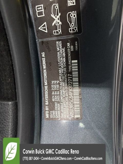 2015 BMW 4 Series 435i xDrive