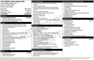 2014 BMW 535i 535i