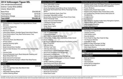2014 Volkswagen Tiguan SEL